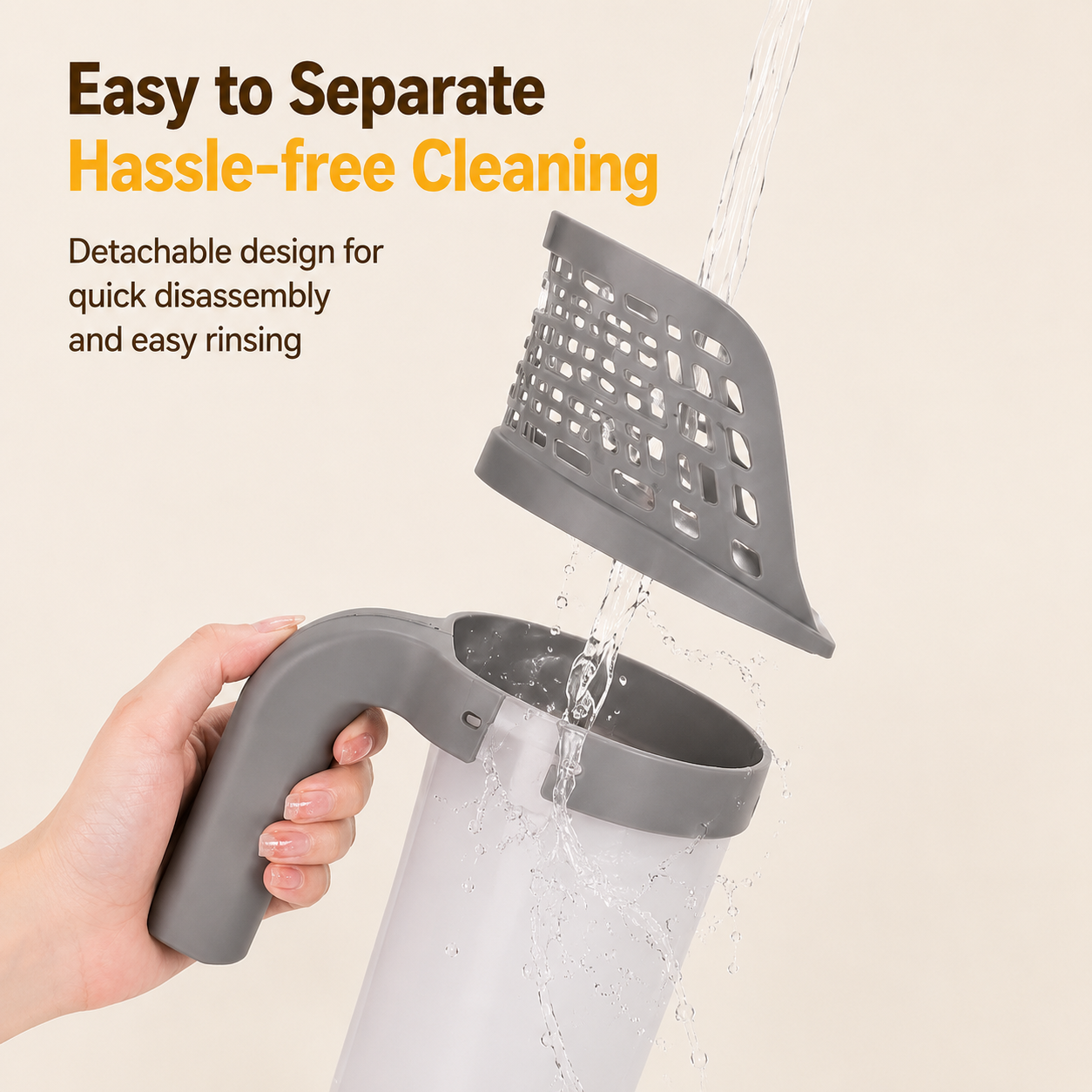 2-in-1 Cat Litter Scoop with Waste Bin