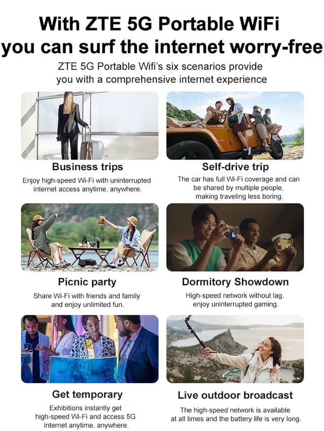 49%OFF🎁This Week's Special Price $32.99--2026 Upgraded Version [Power on and use] All-network portable wifi