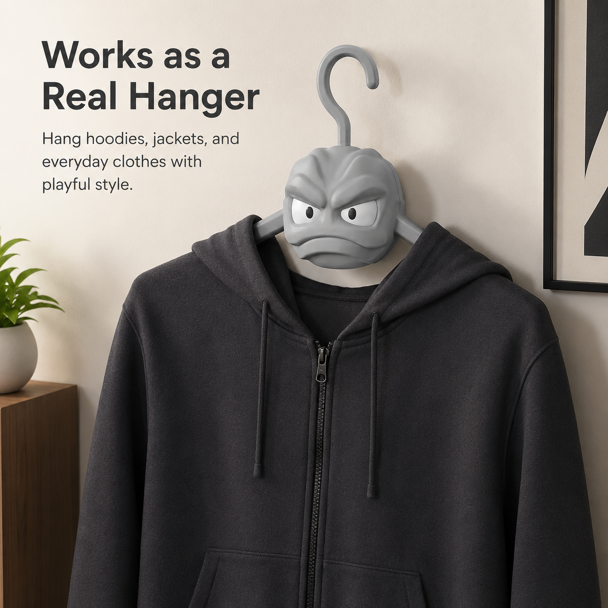Creative Character Clothes Hanger | Multi-Use Hanger for Clothes & Towels