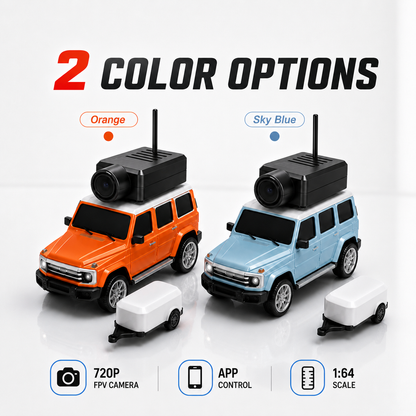MiniCam Racer FPV Camera RC Car | 720P App Control Toy Car