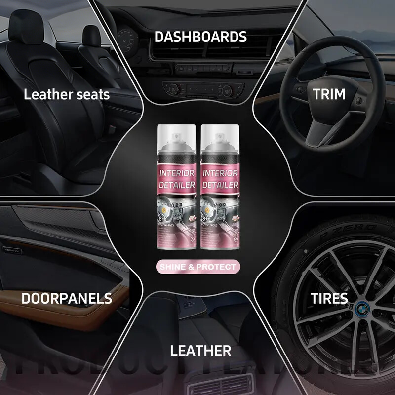 Car Interior Detailer Spray | Shine & Protect Trim