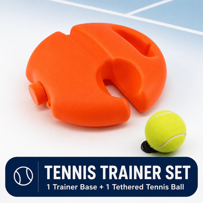 🎾Solo Tennis Trainer with 2 Rebound Balls | Practice Anywhere