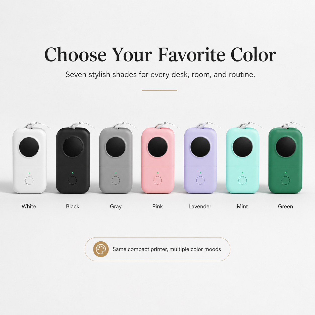 Portable Bluetooth Label Maker | Inkless Mini Label Printer