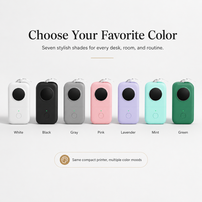 Portable Bluetooth Label Maker | Inkless Mini Label Printer