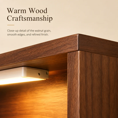 🔥 Last Day 49% OFF✨️Wooden Corner Wall Shelf with Built-in Lights