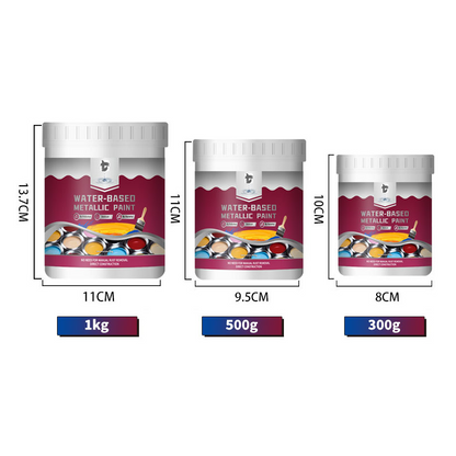 Rust Converter Metallic Paint – One coat stops rust, no sanding, no fumes.  🔨