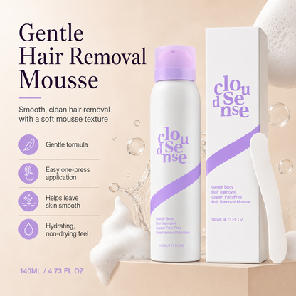 ✨  Gentle Hair Removal Mousse  | Easy At-Home Body Care