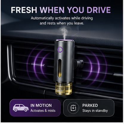 Smart Car Aroma Diffuser – Automatic Mist with 3 Fragrance Modes