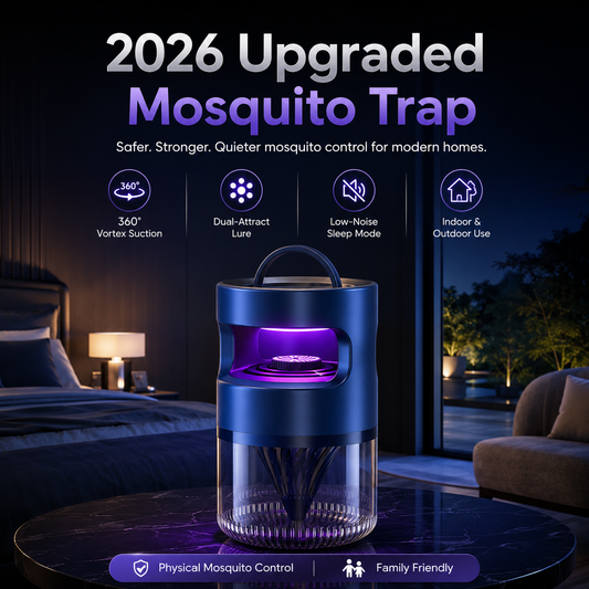 Upgraded Mosquito Trap | Quiet Vortex Suction Lamp