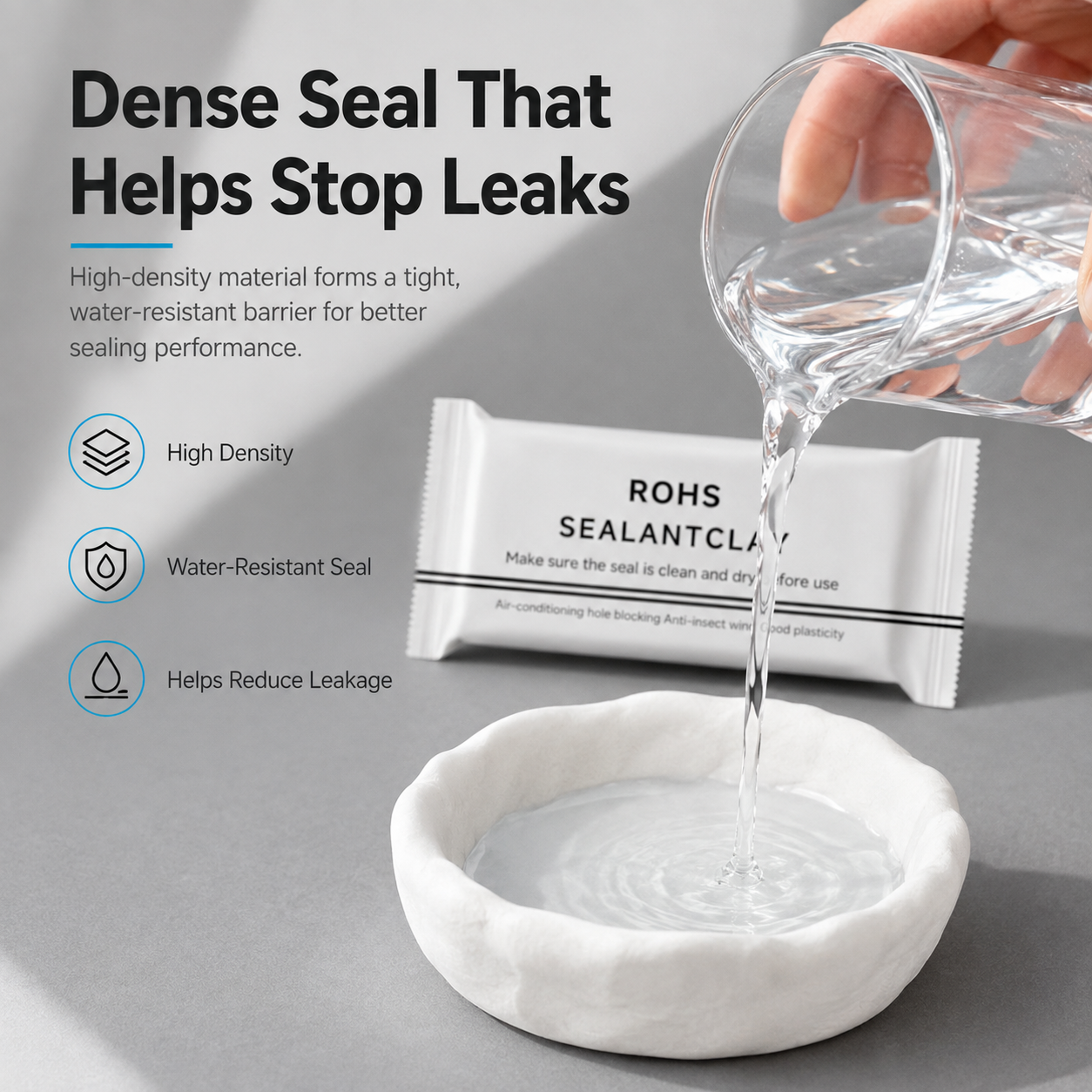 Moldable Sealant Clay – Pipe & Gap Sealing Filler