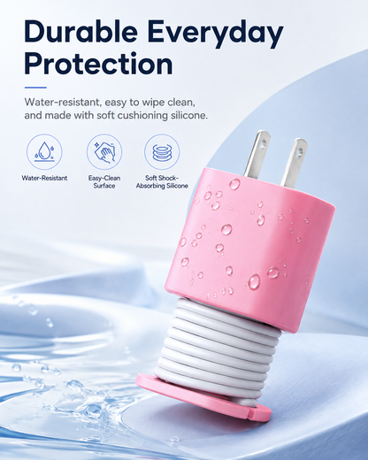 ✨ 2-Pack Charger Protector & Cable Organizer – Keep Cables Neat, Protected & Tangle-Free