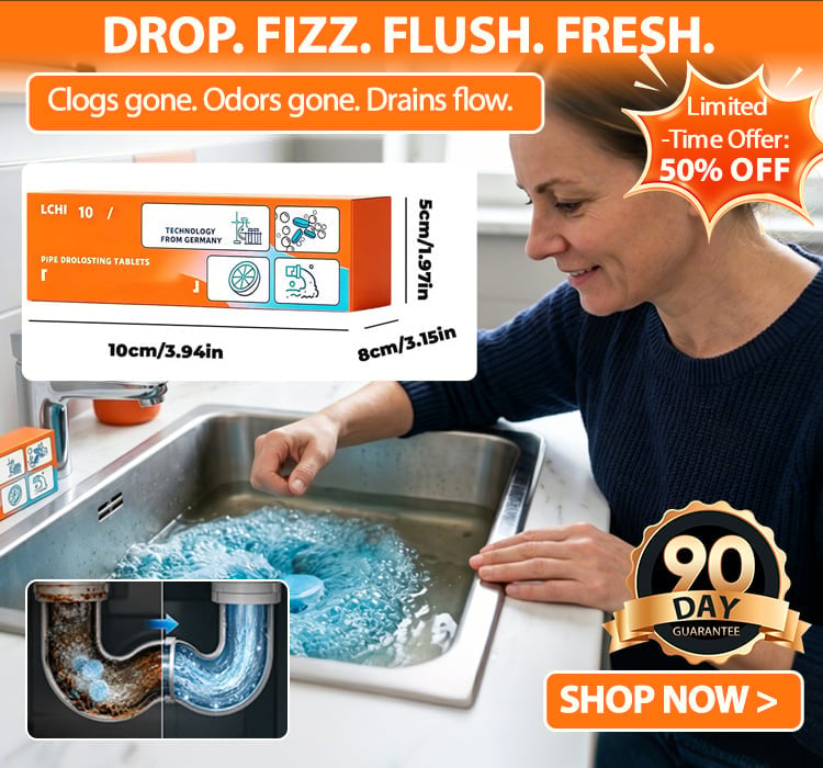 ✨ Powerful Pipe Declogging & Cleaning Tablets