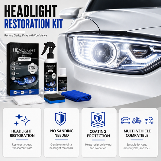 Headlight Restoration Kit | Clear Cloudy Headlights