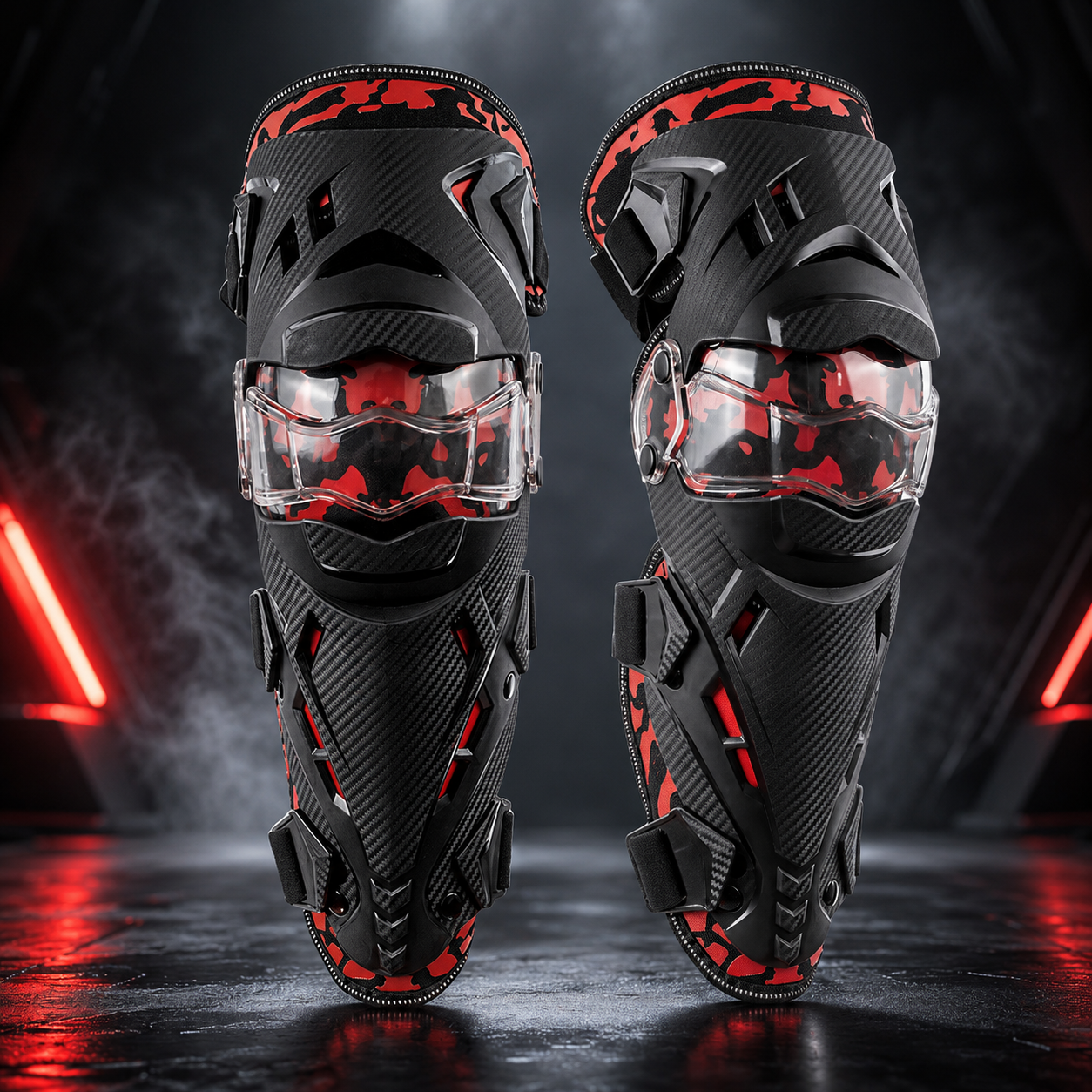 Motorcycle Knee & Shin Guards | Adjustable Riding Protection
