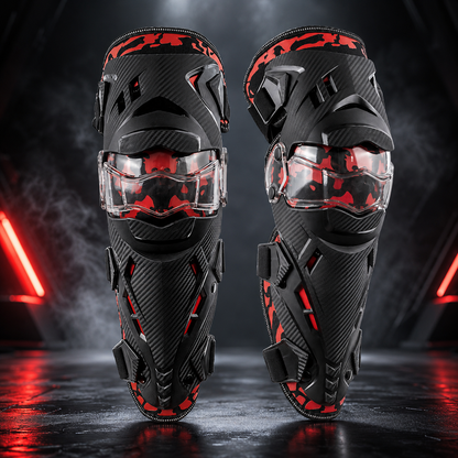 Motorcycle Knee & Shin Guards | Adjustable Riding Protection
