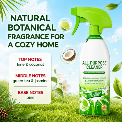 🌿  Plant-Based All-Purpose Cleaner | Foam & Spray Cleaner