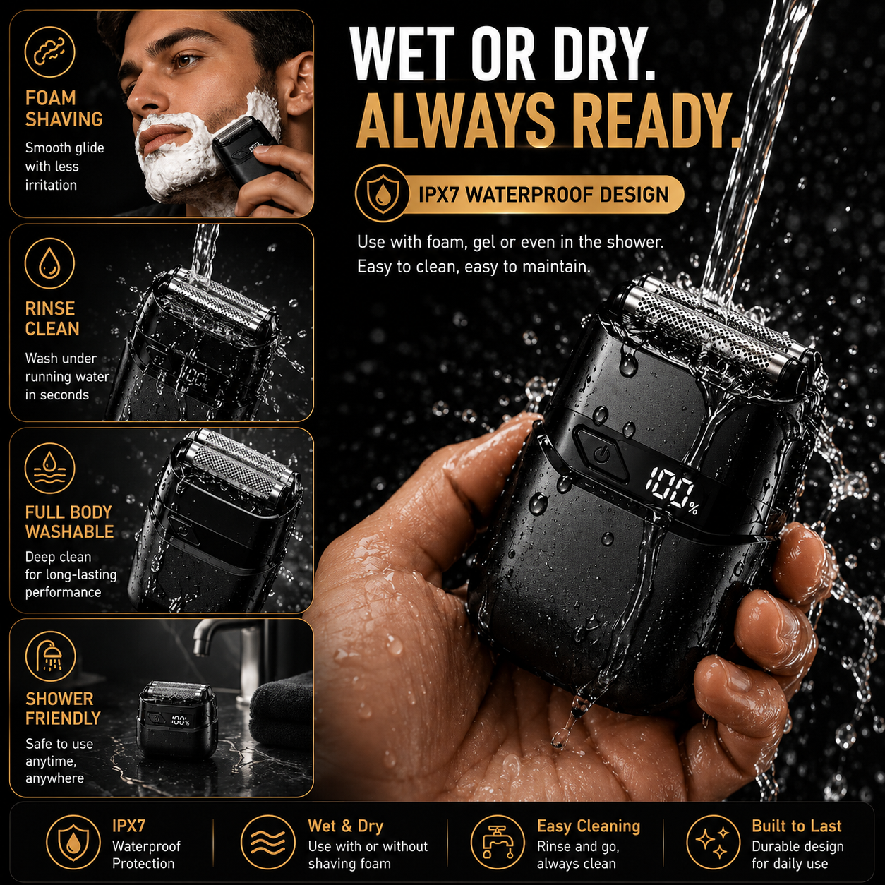 Hot sell Portable Electric Foil Shaver For Men