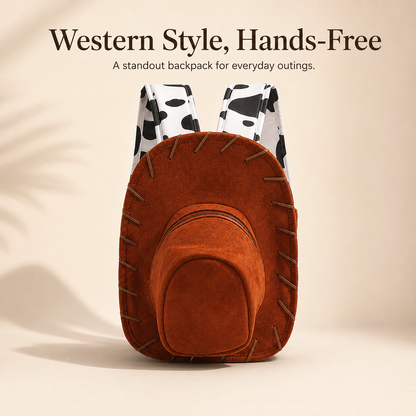 2026 Viral Cowboy Hat Backpack | Western Statement Bag