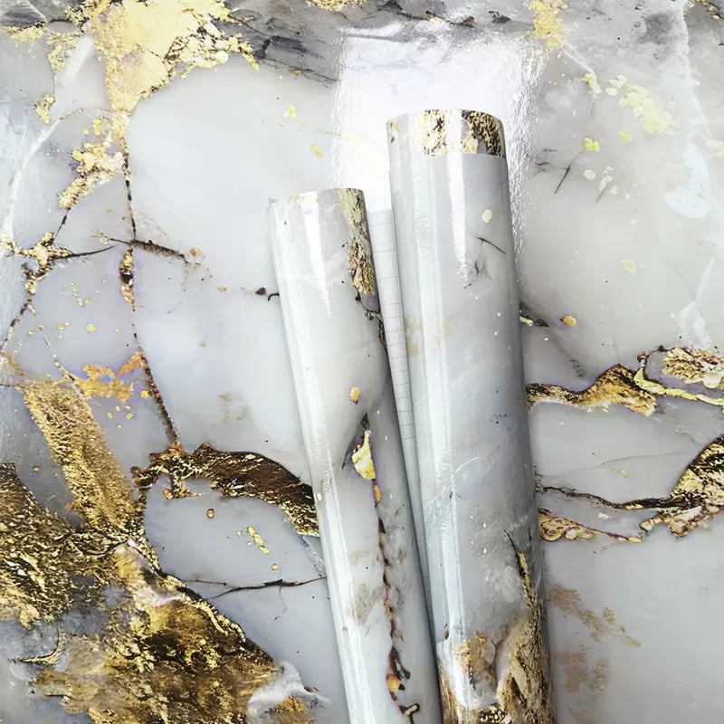 ✨ Gold Marble Peel & Stick Wallpaper | Walls, Kitchen & Furniture