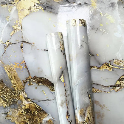 ✨ Gold Marble Peel & Stick Wallpaper | Walls, Kitchen & Furniture