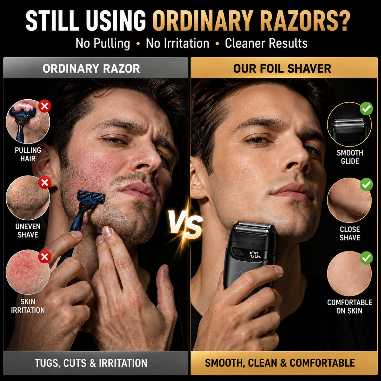 Hot sell Portable Electric Foil Shaver For Men
