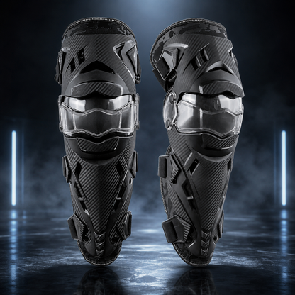 Motorcycle Knee & Shin Guards | Adjustable Riding Protection