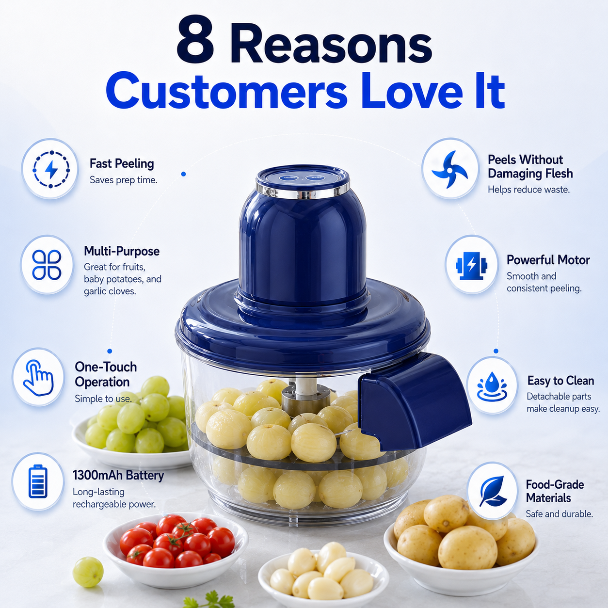 Multi-Functional Electric Peeler