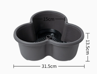 Stackable Vertical Planter with Wheels & Smart Drainage