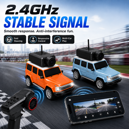 MiniCam Racer FPV Camera RC Car | 720P App Control Toy Car