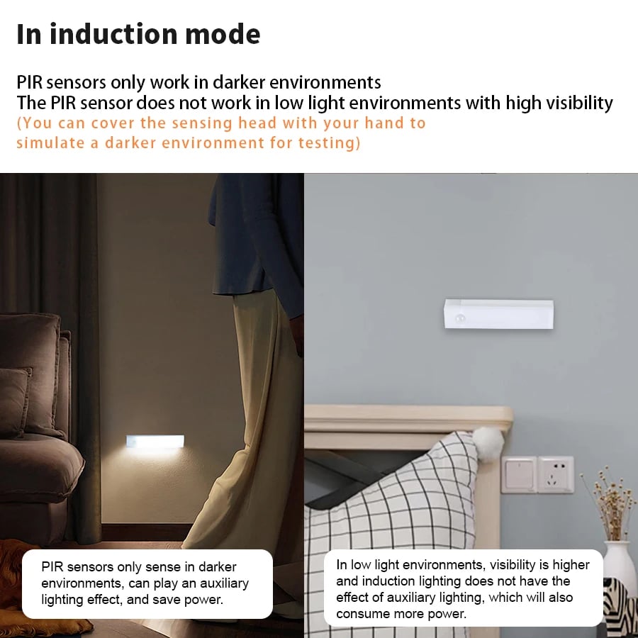 🔥LAST DAY SALE 49% OFF💡 Punch-free Smart Sensor Magnetic Rechargeable LED Lights✈Fast Worldwide Shipping