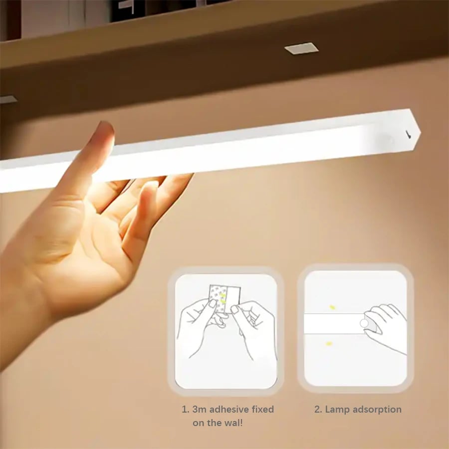 🔥LAST DAY SALE 49% OFF💡 Punch-free Smart Sensor Magnetic Rechargeable LED Lights✈Fast Worldwide Shipping