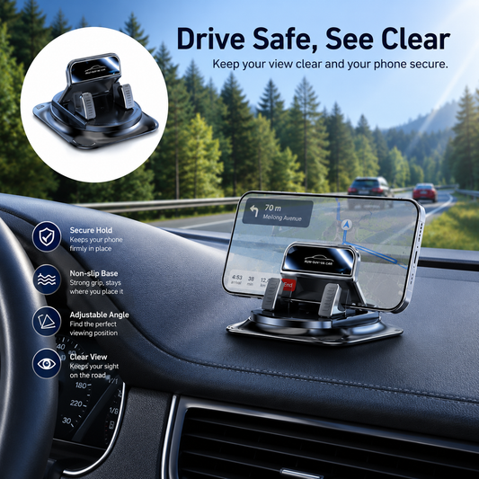 🚀2026 Hot Sale✨Car phone holder 360 degree rotation
