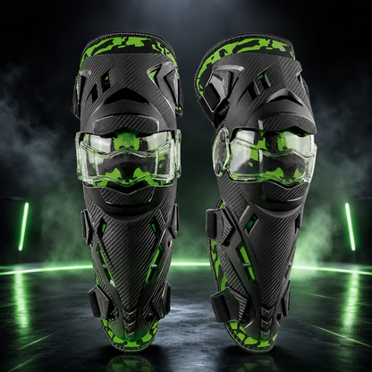 Motorcycle Knee & Shin Guards | Adjustable Riding Protection