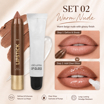 2-Step Ombre Lip Combo | 6 Wearable Shades