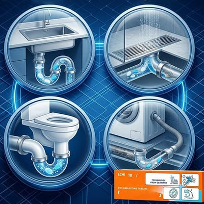 ✨ Powerful Pipe Declogging & Cleaning Tablets