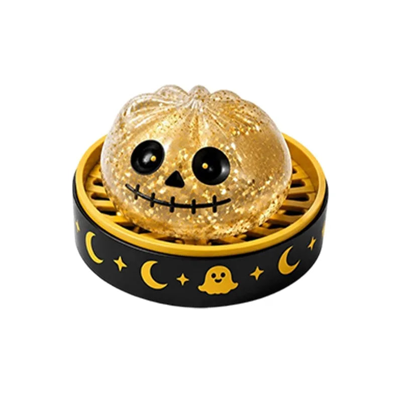 Gilt Skull Halloween squeeze character