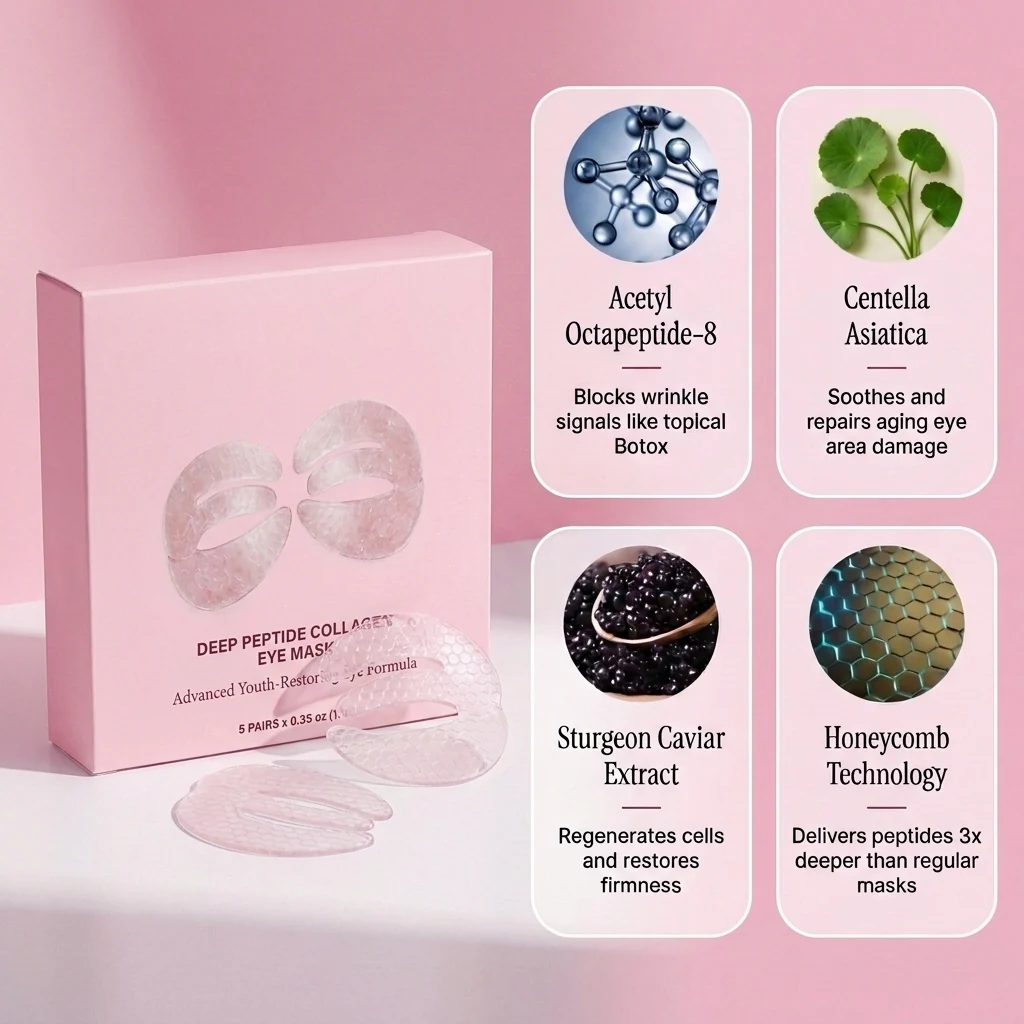 🎉Limited Time 49% OFF🔥Deep Peptide Collagen Eye Mask