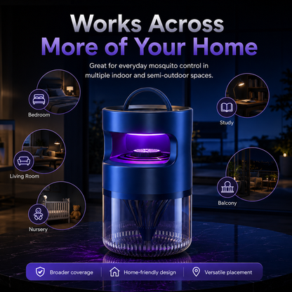 Upgraded Mosquito Trap | Quiet Vortex Suction Lamp