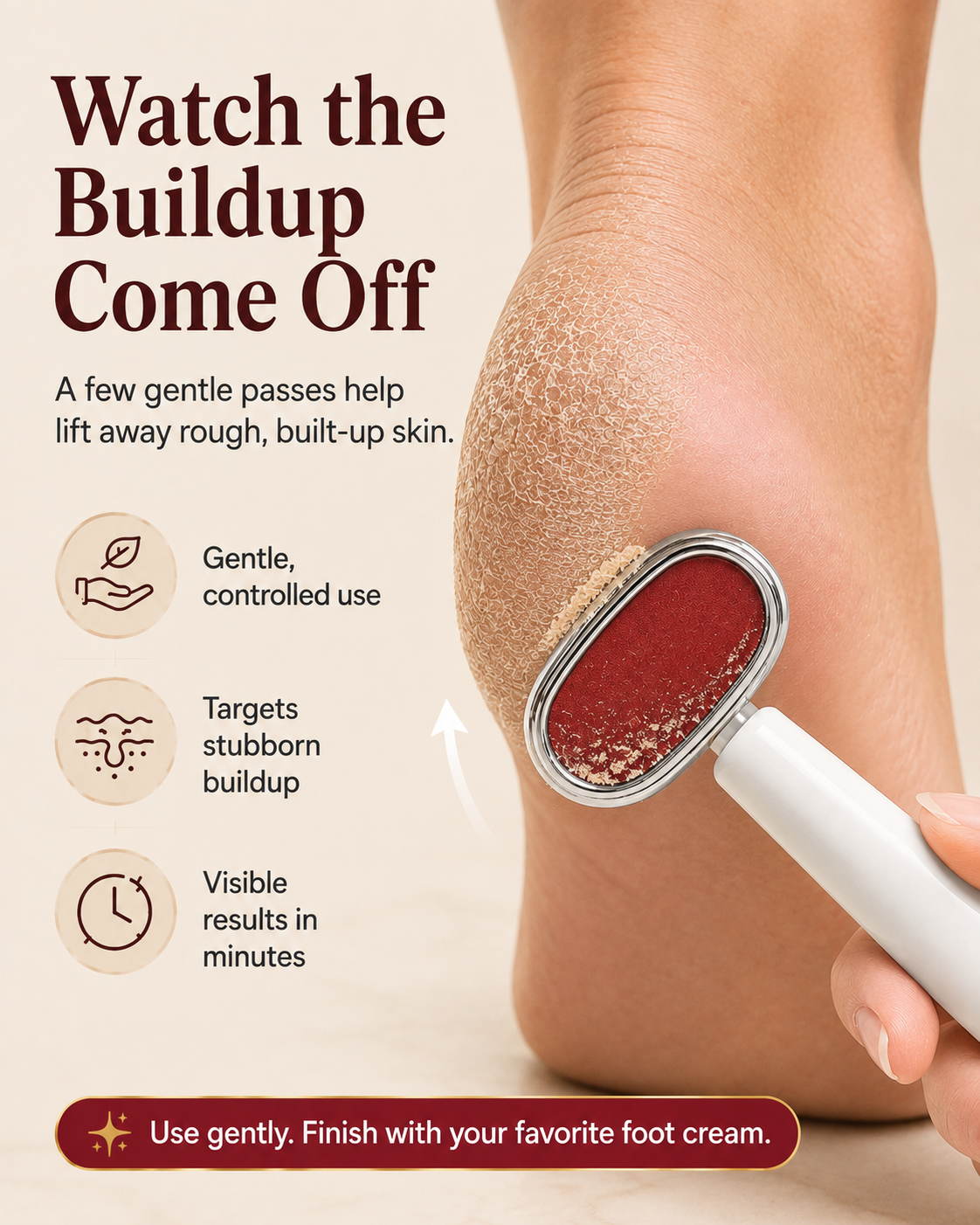 Foot Callus Remover for Rough, Dry Heels | At-Home Foot Care
