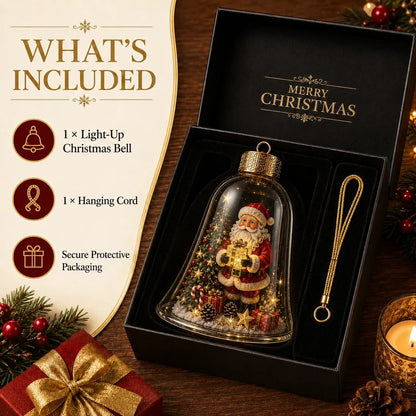 ✨🎄 Light-up Christmas decoration – Magical mini Christmas world with warm light