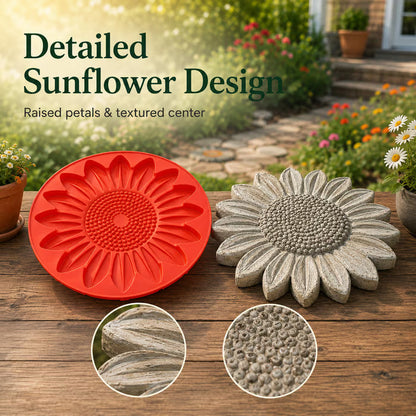 💥🌻Reusable Sunflower Stepping Stone Mold