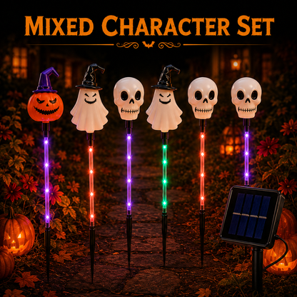 🎃 Solar Halloween Garden Stake Lights – Spooky Pathway Decor