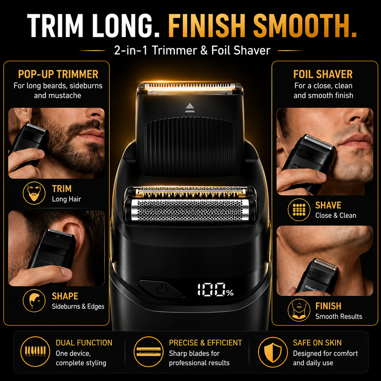 Hot sell Portable Electric Foil Shaver For Men
