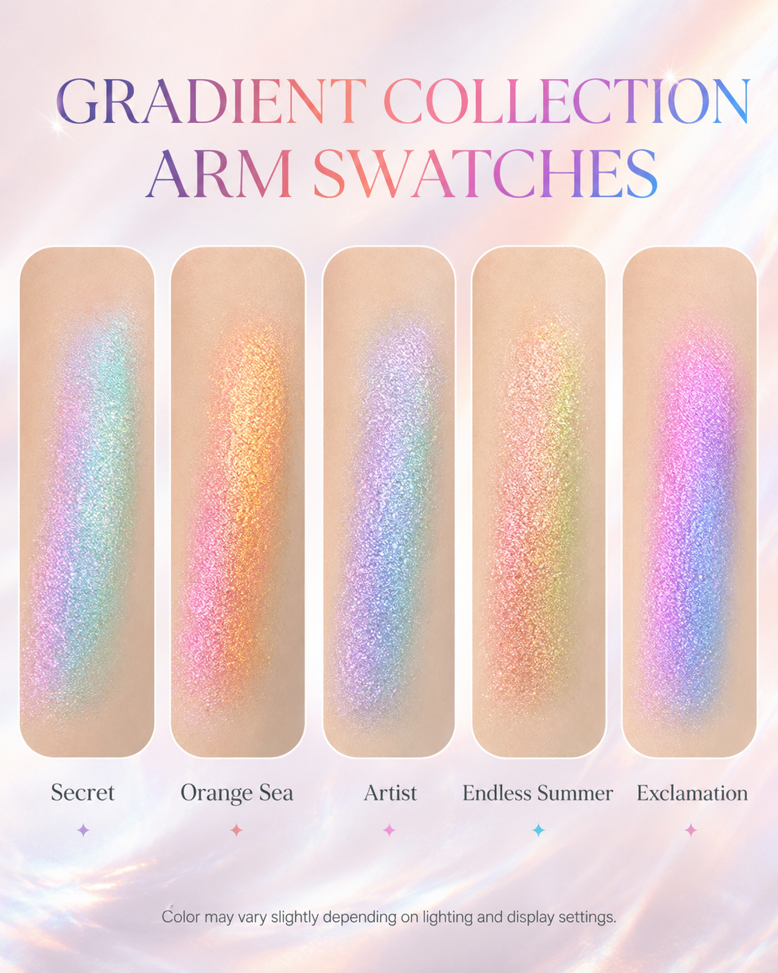 Multichrome Baked Highlighter Eyeshadow | Gradient Glow