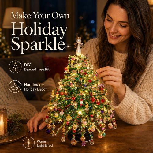 🎅DIY Beaded Christmas Tree Kit | 🎄Handmade Holiday Craft