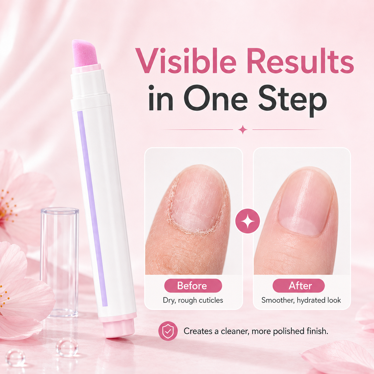 ✨ 2-in-1 Cuticle Oil Pen | Smooth, Nourish & Hydrate Cuticles