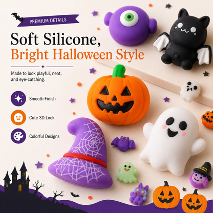 🎃 30 Mystery Squishies · Squeeze · Collect · Discover