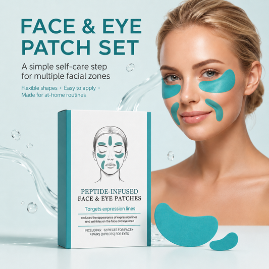 Peptide-Infused Face & Eye Patch Set | 40 Pieces