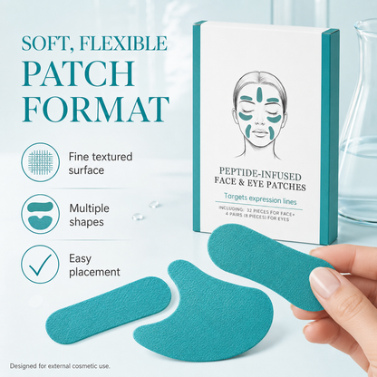 Peptide-Infused Face & Eye Patch Set | 40 Pieces