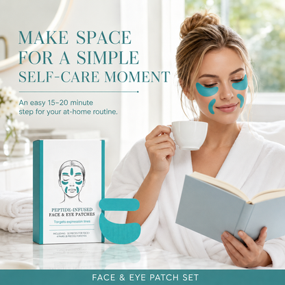 Peptide-Infused Face & Eye Patch Set | 40 Pieces
